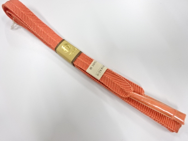 未使用品　正絹　手組帯締め